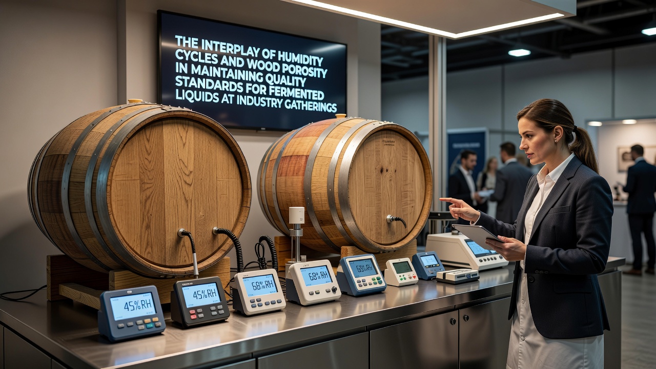 The Interplay of Humidity Cycles and Wood Porosity in Maintaining Quality Standards for Fermented Liquids at Industry Gatherings